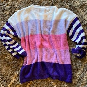NWOT Striped Sweater